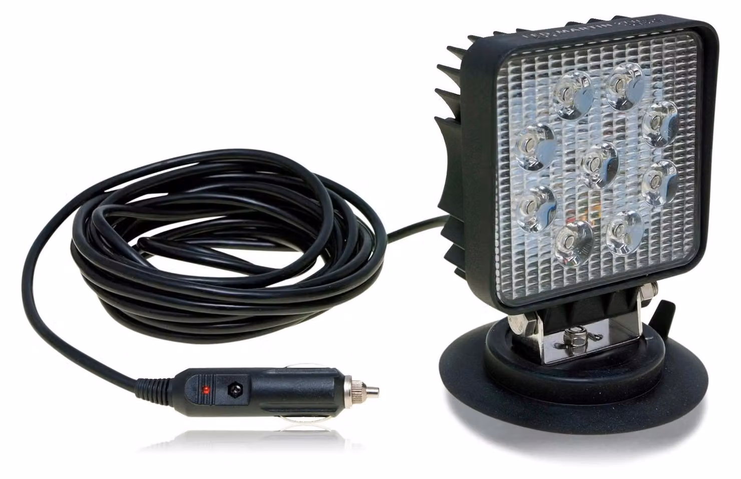 Lampada da lavoro da 27W con base magnetica - 12V/24V, impermeabile e ad alta luminosità
