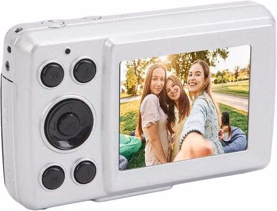 Videocamera digitale per vlog, con schermo da 24 pollici - Modello 2024, ultima versione, fotocamera compatta 1080P 16MP per fotografia - Fotocamera semplice da usare con zoom 16x e autofocus - Piccola fotocamera per bambini