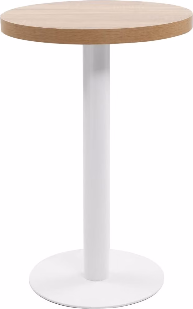 Maison Exclusive - Tavolino da bistrot marrone chiaro 50 cm in MDF