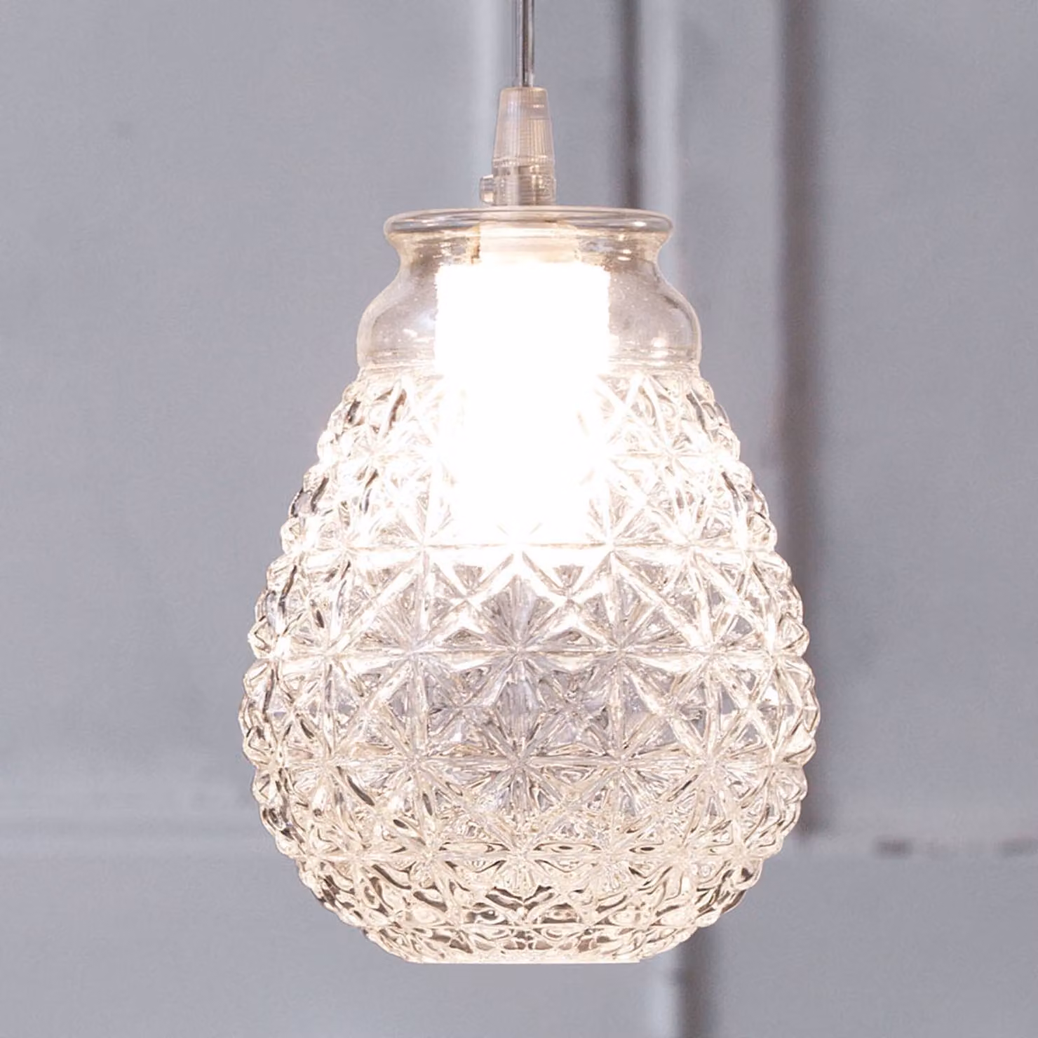 Karman Lampada a sospensione Ceraunavolta, dimmerabile, Chiaro / Trasparente, Soggiorno / Sala da pranzo, Vetro, Design, Lampada a sospensione