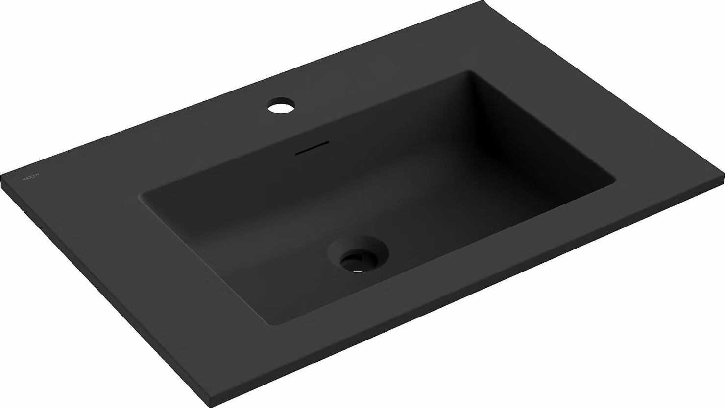 Mexen Otis lavandino da incasso 71 x 46,5 cm, nero opaco - 25187071