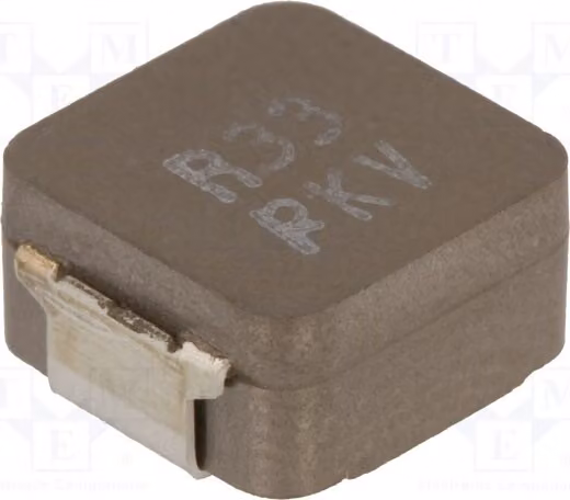 1x Induttore: Ferrite, 330nH, 1,27 mΩ, tolleranza 20%, corrente di saturazione (l): 37,3 A, corrente di saturazione (Isat): 60 A, componente SMD MPXV1D1054LR33