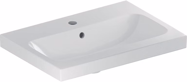 Geberit iCon Light lavabo, 60 cm x 42 cm, avec trou pour robinetterie, avec trop-plein,501841, 501.841.00.1, 501.841.00.1