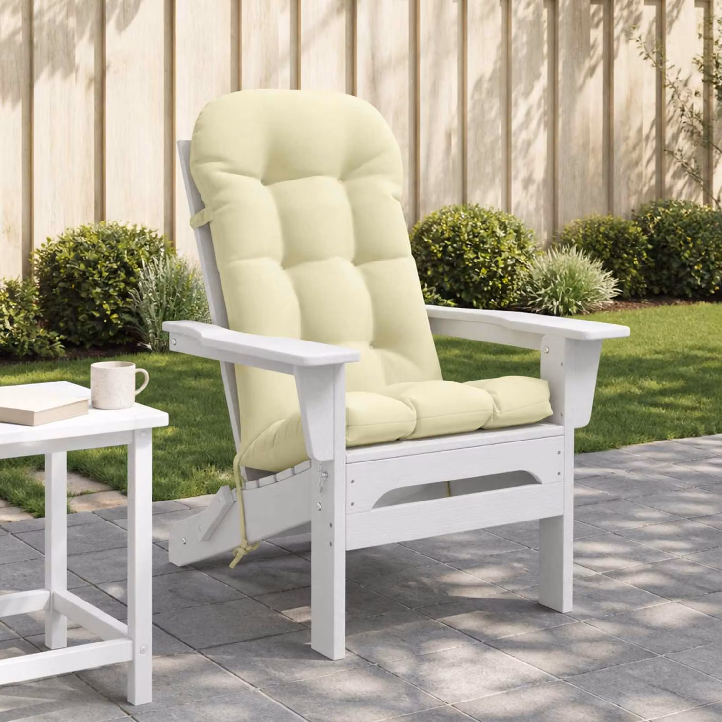 Cuscino per Lounger Sole vidaXL PUTTEN in Poliestere, Beige