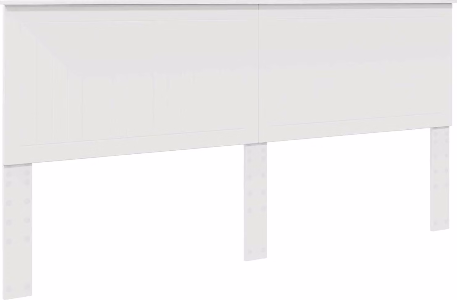 Testiera con testiera Bianco 200 cm Legno multistrato