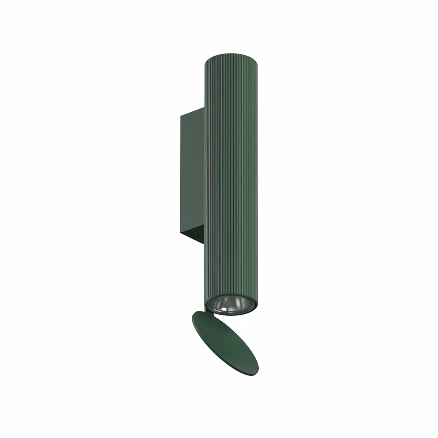 Flos - Flauta Riga 1 Dimmable DALI - Lampada da parete o soffitto da esterno - Verde Foresta