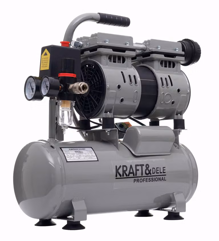 Kraft&Dele KD1384 Compressore senza olio 9l 550W 8 Bar