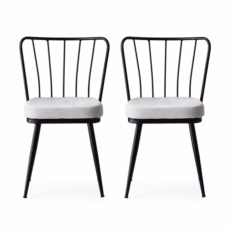 Skye Decor, Yıldız- Yıldız NMB, Schwarz, sedie da ufficio, 82x43x42 cm, telaio: 100% metallo