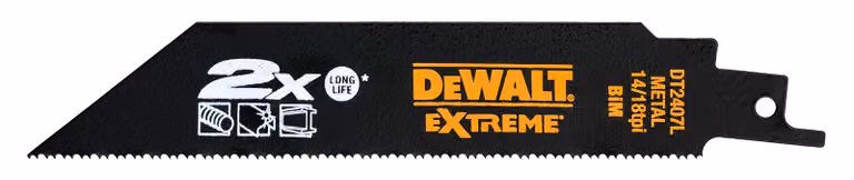 DEWALT Saebelsaegeblatt BIM Metall 152mm 5Stk