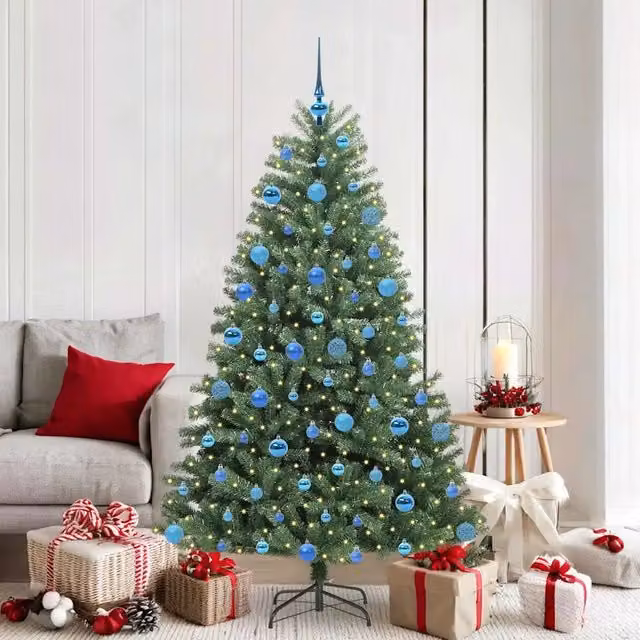 Albero di Natale artificiale moderno vidaXL verde con rami pieghevoli Altezza: 180 cm