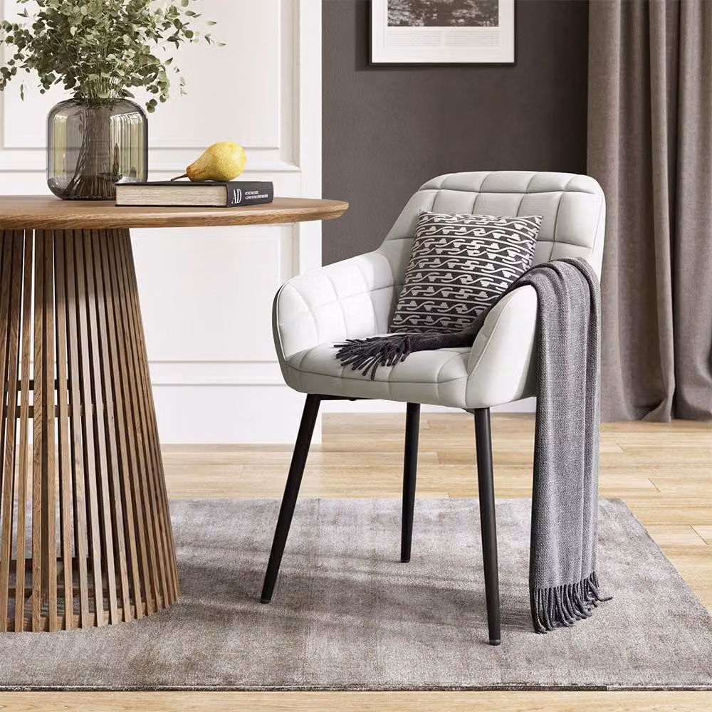 sedie Vicco Relio Beige 53.5 x 55.5 cm, Model 59372