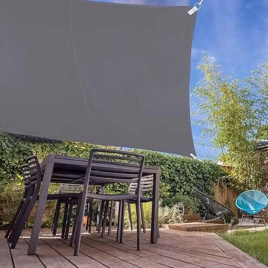 Ombrellone acqua e UV resistente / per terrazza, balcone / ombreggiatore 4 x 4 m.