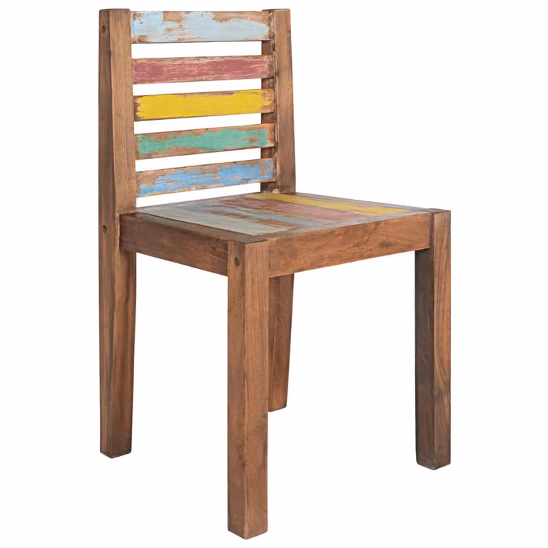 vidaXL Sedie da pranzo 6 pz. Legno massiccio di recupero