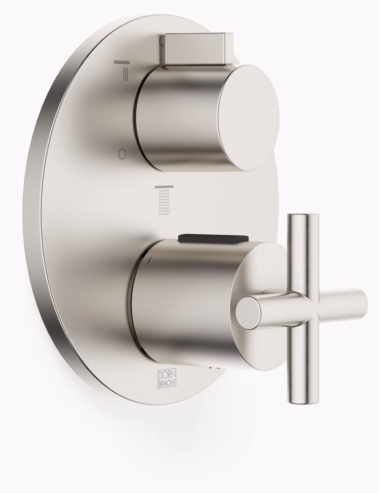 Thermostat encastré TARA de Dornbracht avec régulation de débit à trois voies, 36427892-06, 36427892-06