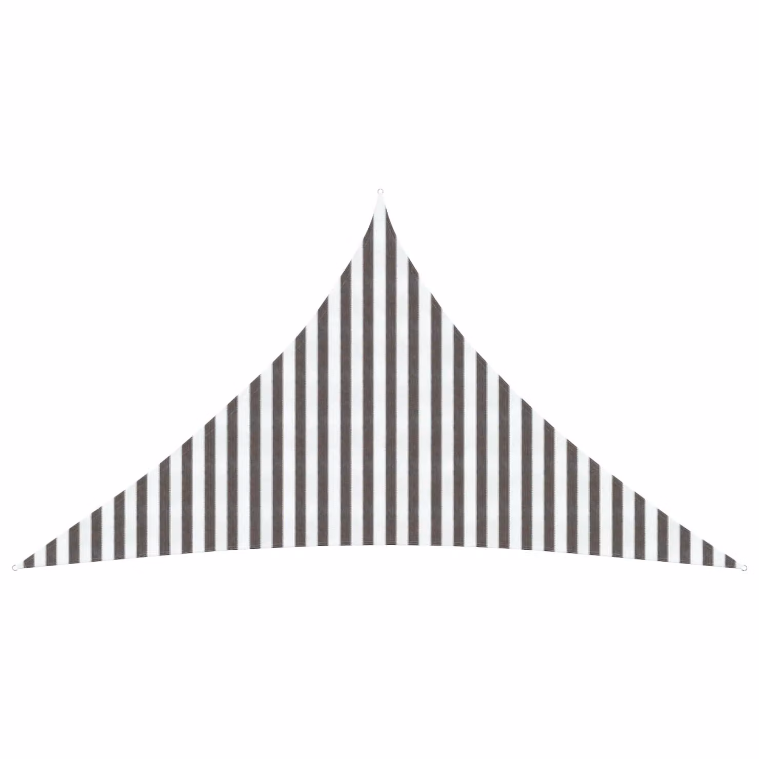 Telo Ombra Triangolare vidaXL in HDPE Grigio o Bianco, L/P: 4,5 x 4,5 m