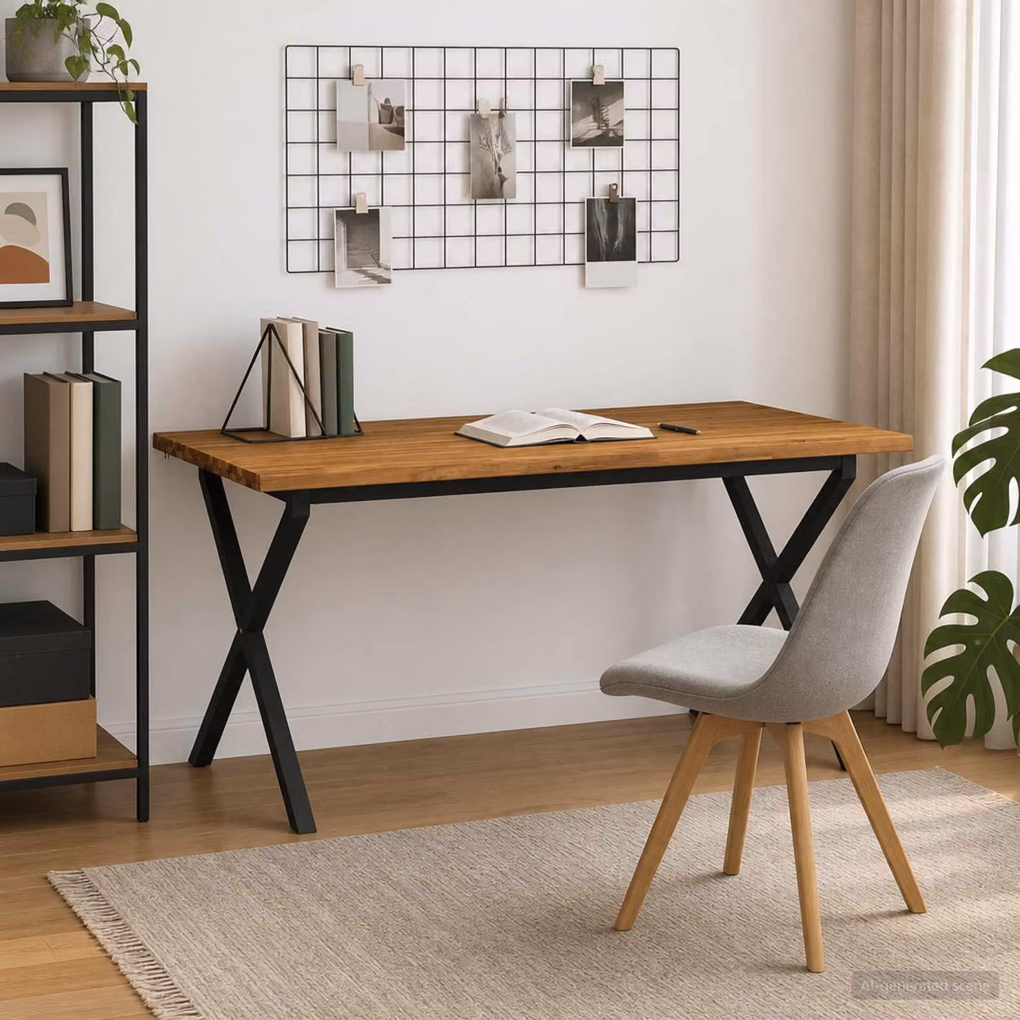 vidaXL Tavolo da pranzo con bordo vivo 160 x 80 x 75 cm Naturale