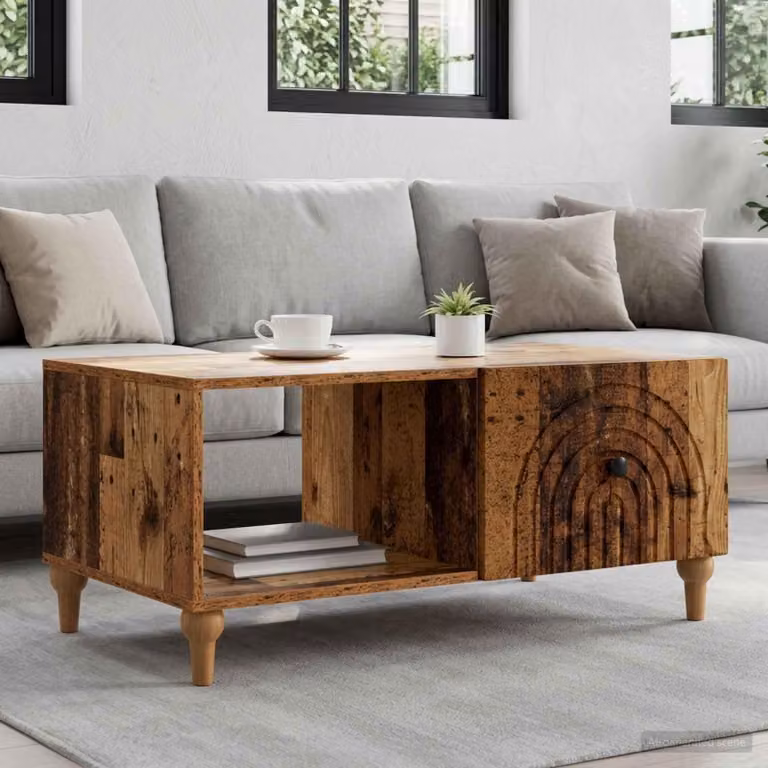 Maison Exclusive - Tavolino in legno antico 90 x 50 x 40 cm Materiale ligneo