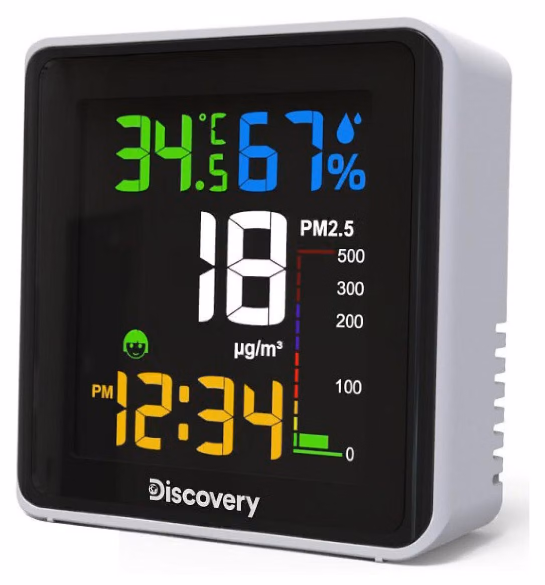 Levenhuk Stazione meteorologica con monitor per particelle atmosferiche Discovery Report WA30