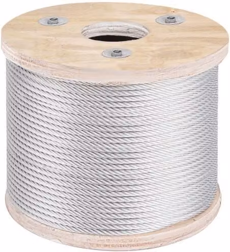 Cavo in Acciaio Inox VEVOR Argento Diametro: 4,8 mm per Ringhiera, Recinzione e Stendibiancheria