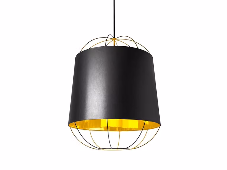 Lanterna Lampada a Sospensione Medium - Oro/Nero