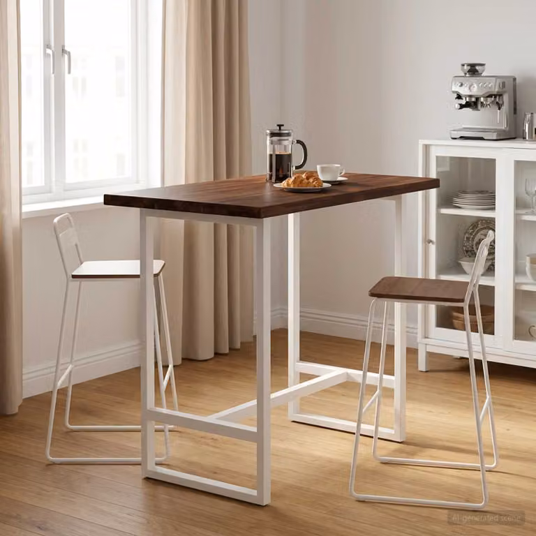Piano del tavolo rettangolare in legno di acacia vidaXL, colore marrone, L 100 cm x P 50 cm x H 3 cm