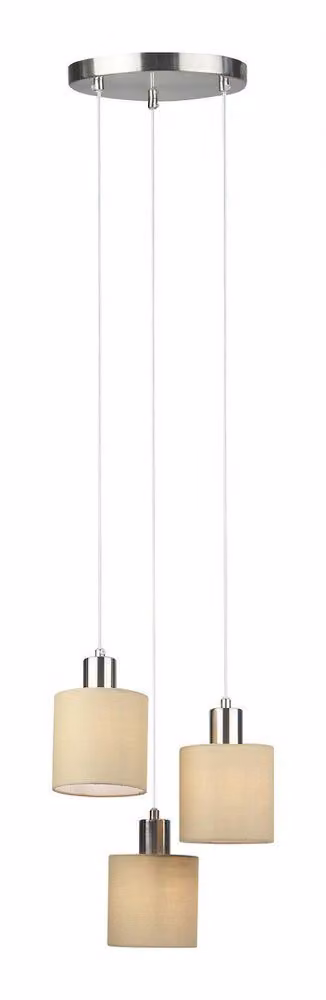 Lampada a sospensione E14 3x25W colore Marrone 5012 Natina Rabalux