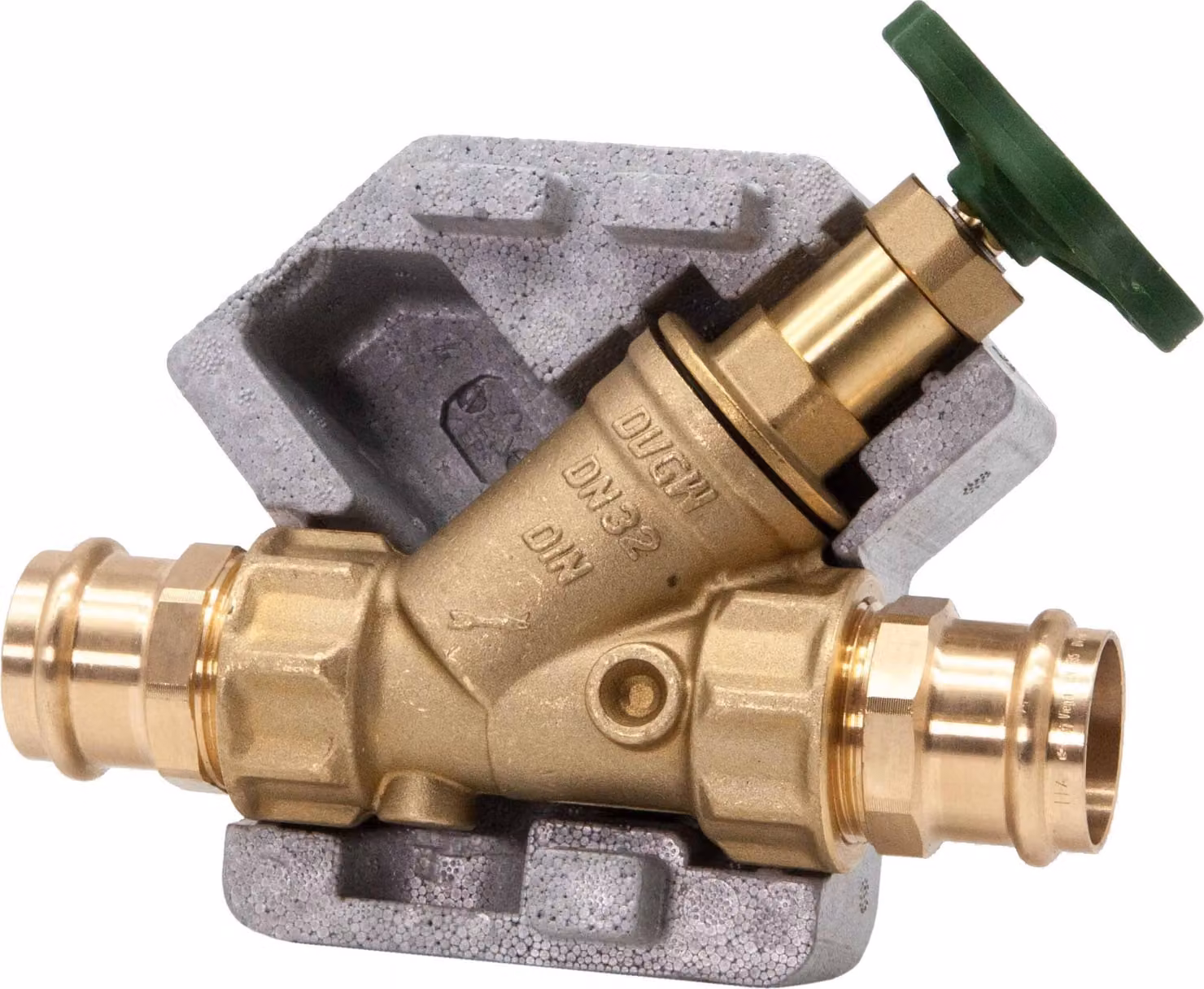 Valvola A Flusso Libero Js, Pressfitting, O.entl, Nst.sp, M.ds, Dn32, Pr35, Dvgw