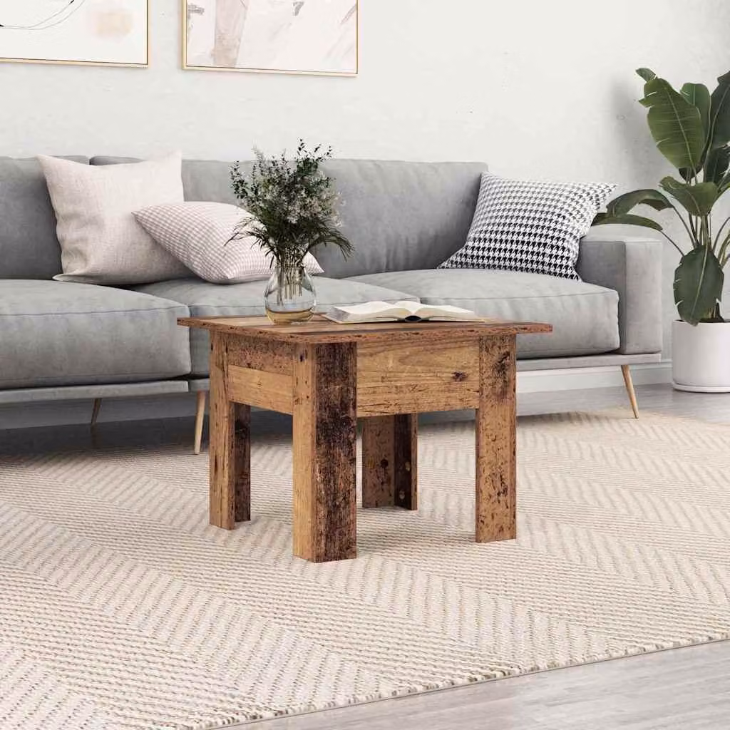 Maison Exclusive - Tavolino in legno antico 55 x 55 x 42 cm Materiale ligneo