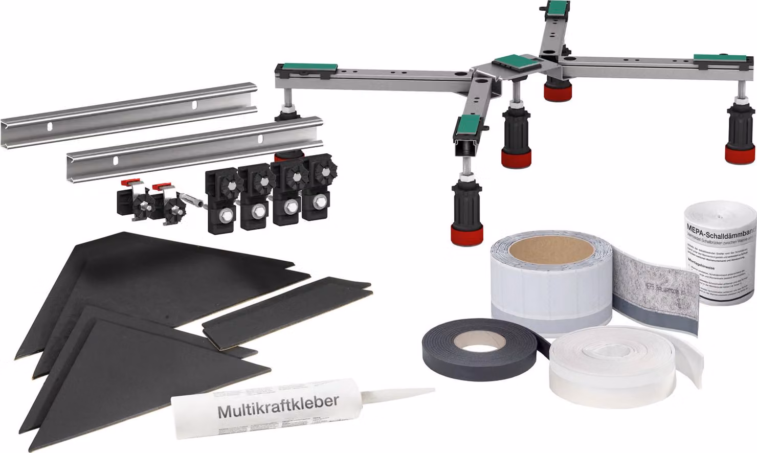 MEPA BW-5 Maxi 3S+ set di piatti doccia per piatti doccia in acrilico