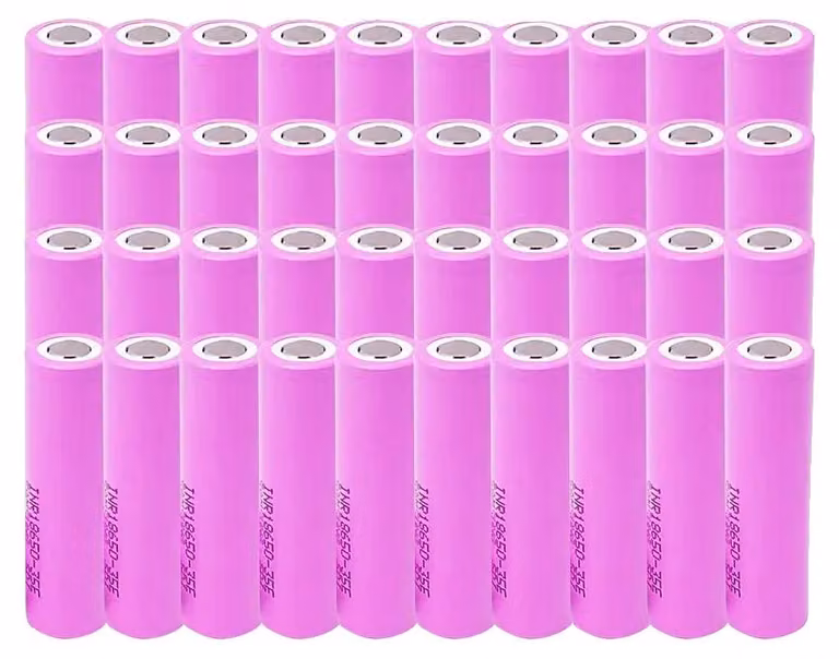 Batterie 18650, capacità 3500mAh, corrente di scarica 20A, confezione da 40 pezzi (35E 3500mAh)