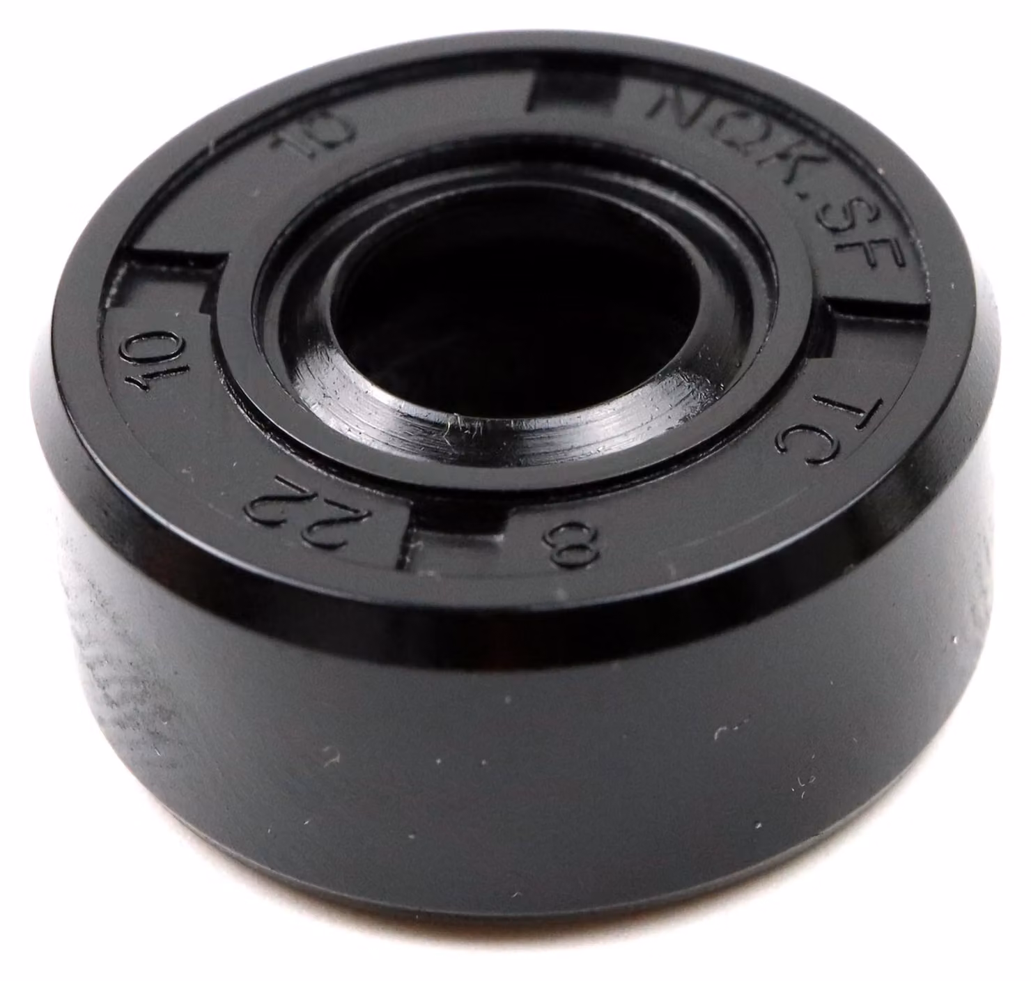 Guarnizione a labbro 8x22x10 mm, in NBR 70, conforme alla norma DIN 3760, per motori e pompe