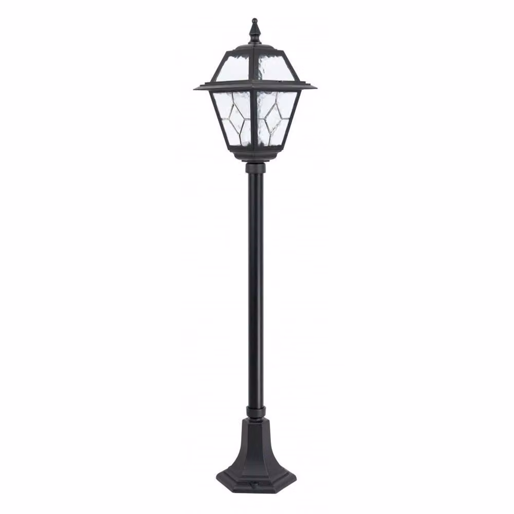 Lampada retrò da 110 cm per esterni 1xE27 nero IP43 SU-MA Witraż K 5002/2/N