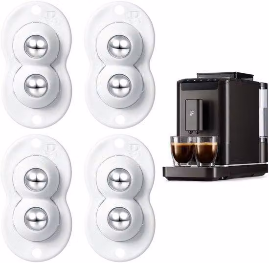 Rotelle autoadesive girevoli a 360 gradi per mobili, cucine, apparecchiature elettroniche