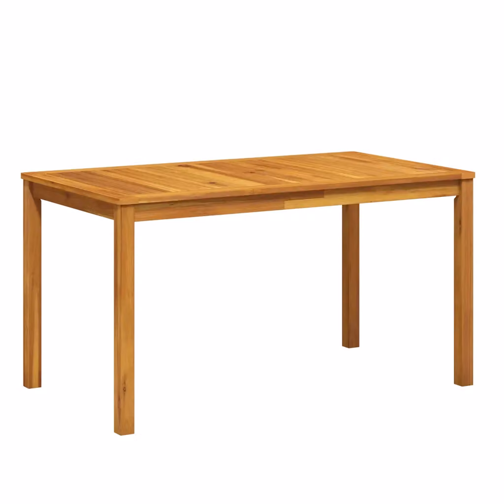 Tavolo da giardino rettangolare vidaXL in legno di acacia marrone, L: 80 cm, P: 80 cm, H: 74 cm – 2