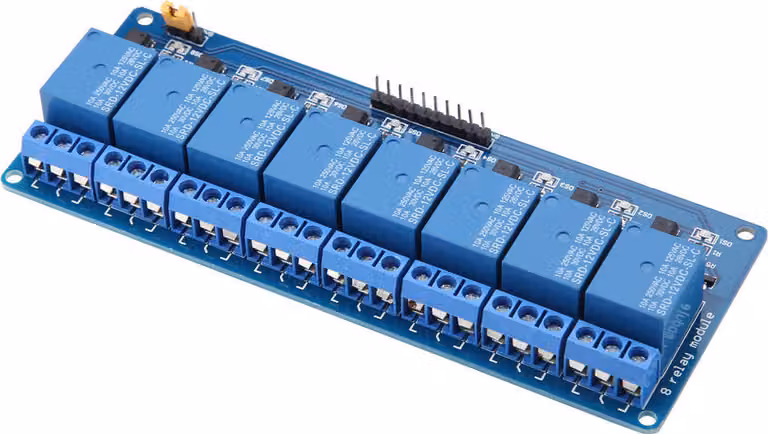 Modulo relè a 8 canali con trigger a basso livello e optoaccoppiatore, 12 V