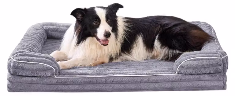 Elzusha - Cuccia ortopedica per cani con coprisedia lavabile - Taglia media