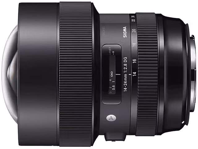 Obiettivo Sigma 14-24mm f/2.8 EX DG HSM per Nikon F-Mount, Grandangolo Nero