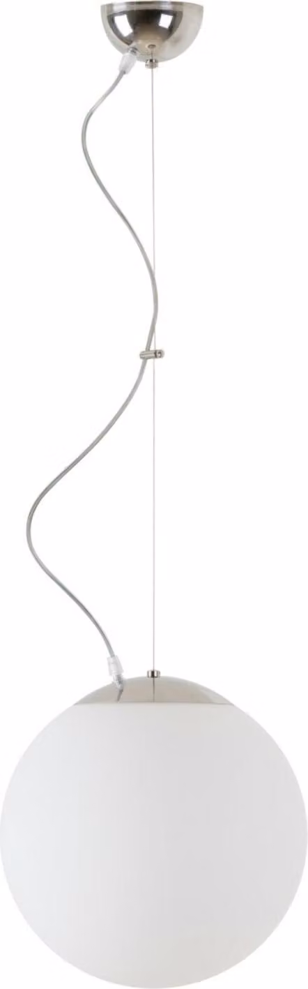 OSMONT ADR60756 ADRIA L2 apparecchio a sospensione in vetro acciaio inox lucido / bianco IP40 4000 K 20W LED