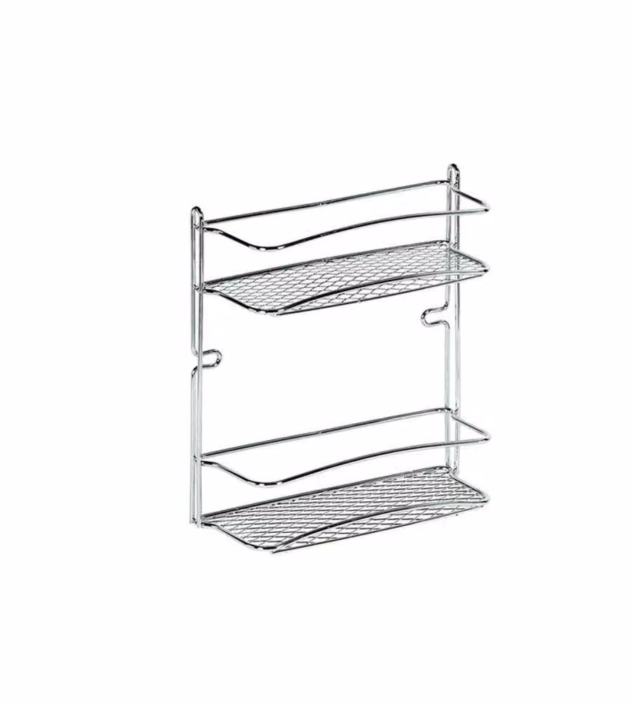 Mensola Bagno Cromo Star Rett. 2P 25X10 H.27 Artex
