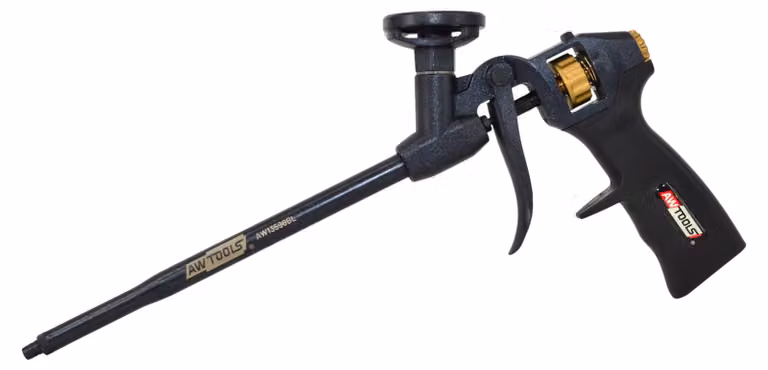 Awtools Pistola Per Schiuma Teflon + Impugnatura In Pp Black Line