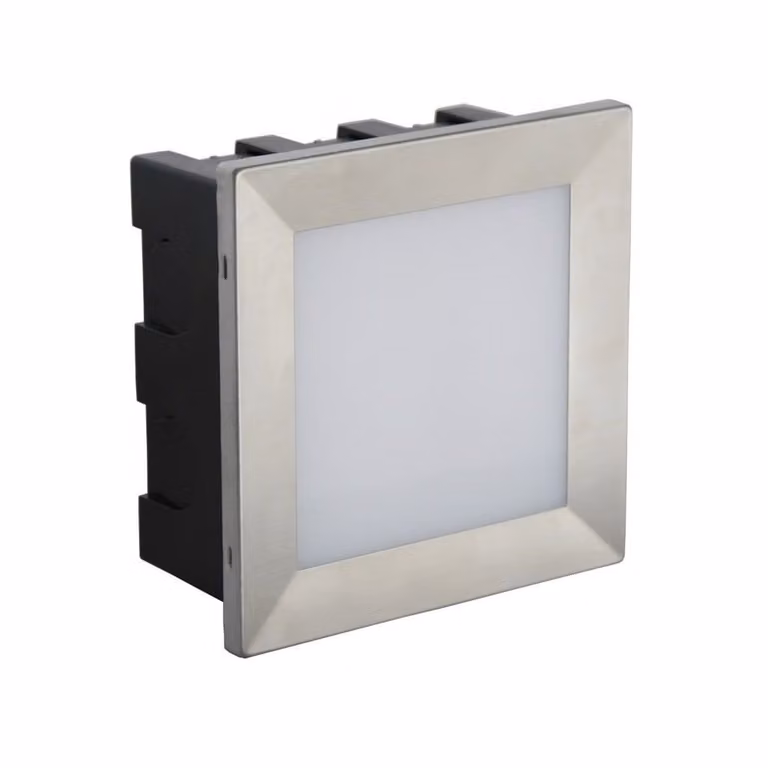 Lampada da incasso per facciate a LED 3,5W argento IP65 SU-MA Mur D 04