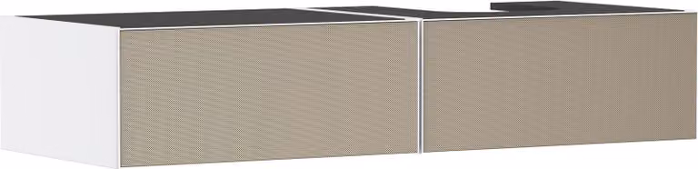 hansgrohe Xevolos E meuble sous lavabo, 2 tiroirs, 1 découpe à droite, 1370x550x275mm, pour console avec vasque à poser, 54322390, 54322390