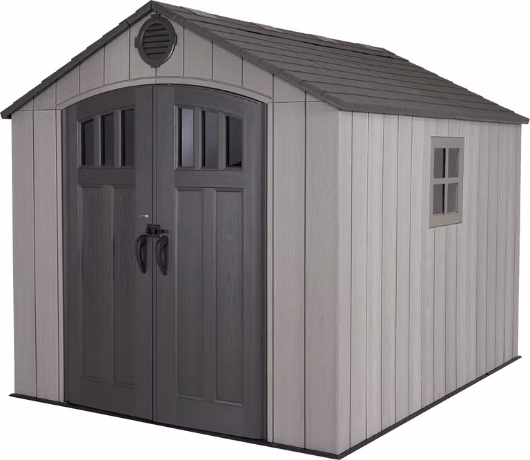 Casetta da giardino in plastica Lifetime Jupiter Grigio 304x243x243 cm