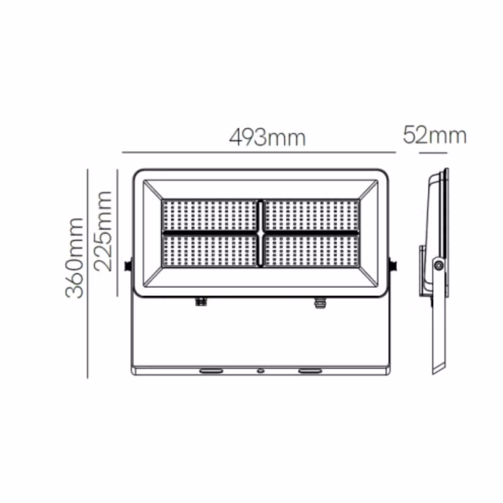 Beneito Polaris 5700 Proiettore LED Outdoor da 200W IP65 Nero Opaco – 2