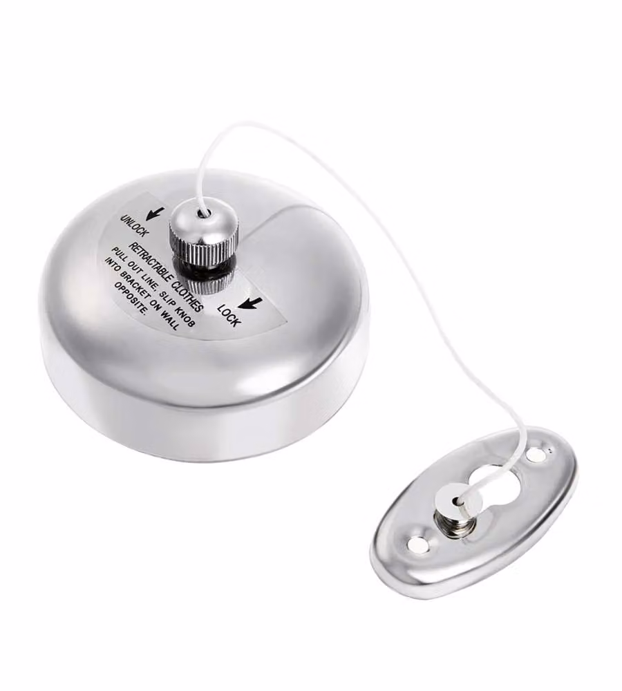 Cavo Stendibiancheria Estensibile-Retrattile 2,8 Mt Acciaio Inox
