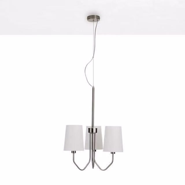 Lampadario 3L ALVAR nichel