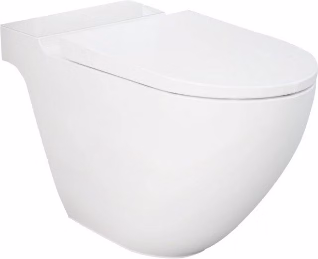 Vaso monoblocco serie Des a pavimento rimless