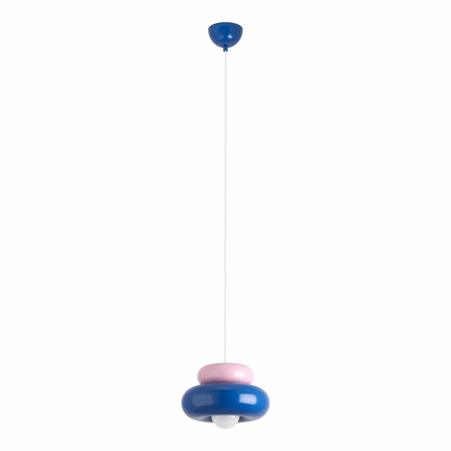 EGLO Lampada a sospensione Torchiarolo, dimmerabile, Blu, Soggiorno / Sala da pranzo, Metallo, Moderno, Lampada a sospensione