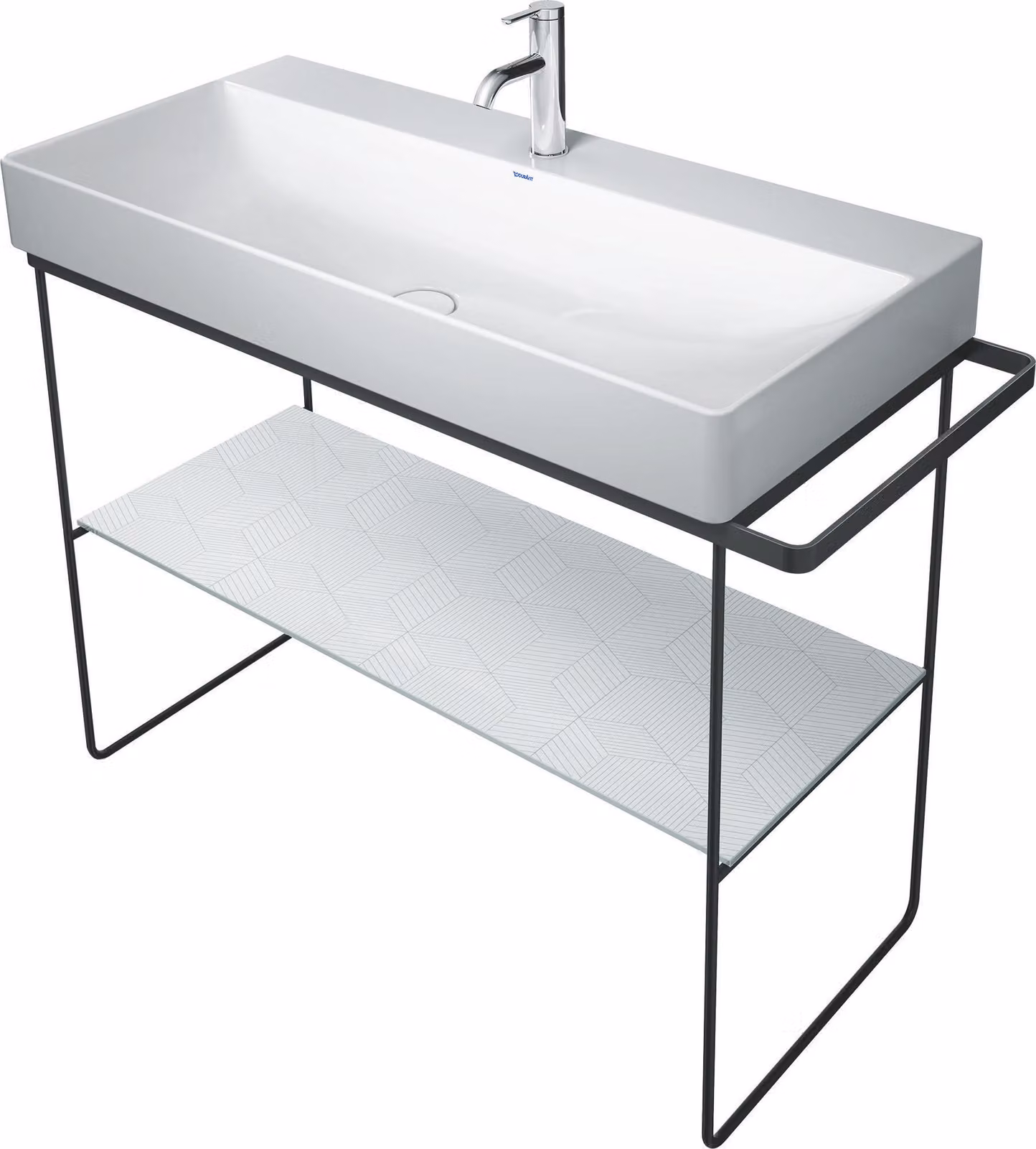 Duravit DuraSquare console en métal 106,5x45,1cm, pour lavabo 235310, sur pied, 0031034600, 0031034600