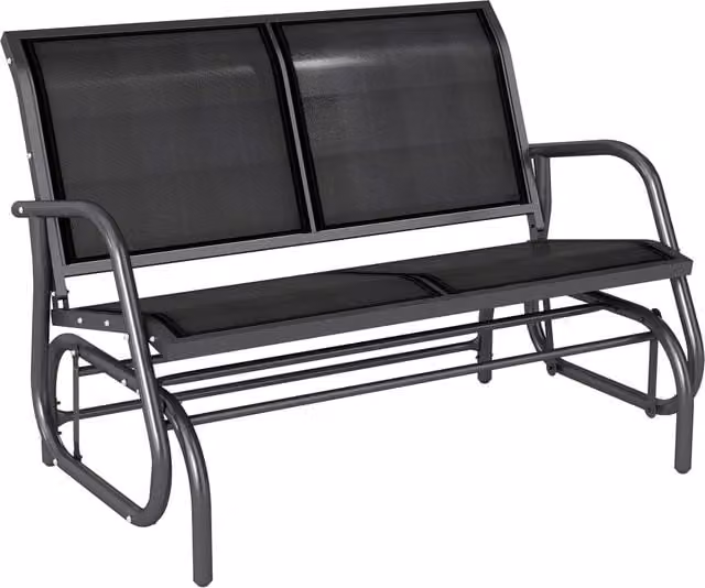 Poltrona a dondolo da giardino Minimal grigio L: 120 cm, P: 70 cm, H: 85 cm